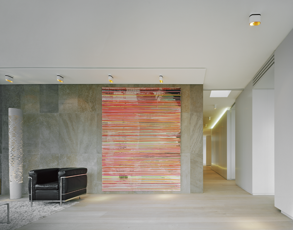 s43 wittfoht architekten Stuttgart Deckenbeleuchtung mit Duell Surface Leuchten von Modular