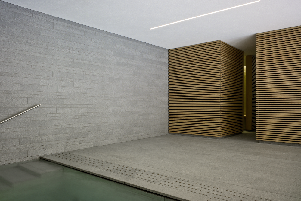 s43 wittfoht architekten Stuttgart Beleuchtung Poolbereich mit c2 IP68 von Viabizzuno