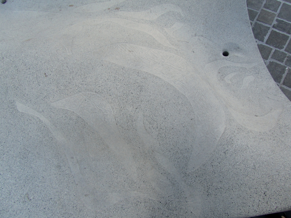 Lungo Mare von Escofet Nahaufnahme Beton-Relief