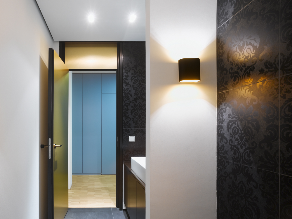 Schaudt Rechtsanwälte Stuttgart WC-Beleuchtung mit Modular Duell und Duell Wall